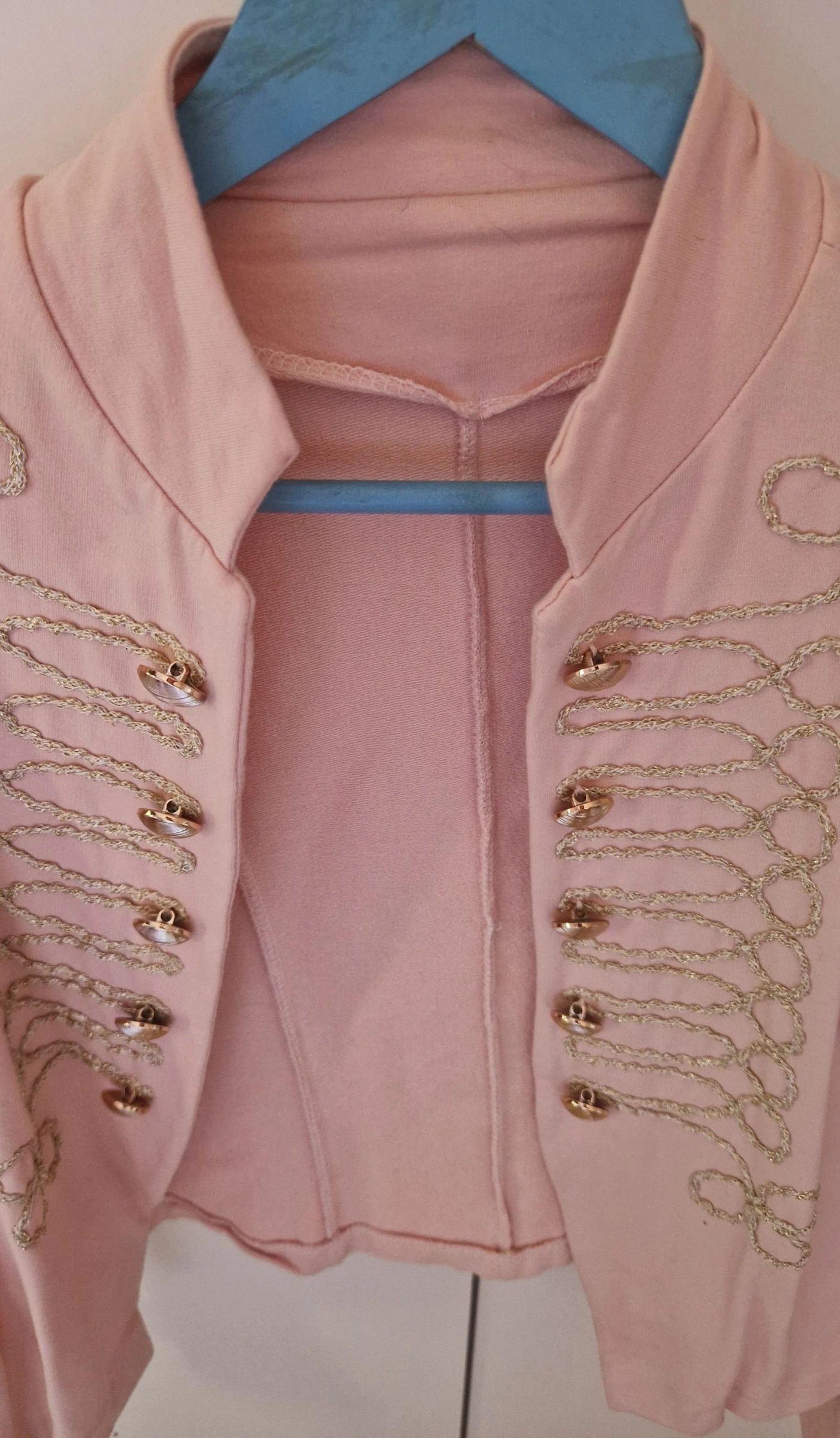 Chaqueta blazer rosa militar Vestidor de Poupee talla M – photo 9
